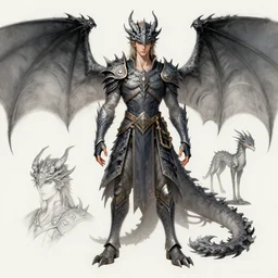 prince of dragons, charcter design by krenz cushart, ilya kuvshinov, karol bak, delicate, digital illustration, very - detailed, deviantart, artstation, ruan, arya