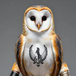 portrait a new hero barn owl based, dc style, barn owl symbol in chest, barn owl mask, hand wraps, by yusuke murata and masakazu katsura, artstation, highly - detailed, cgsociety, pencile and ink, city in the background, dark colors, intricate details