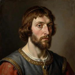 A 15th century medieval renaissance oil painting of Jerma985, portrait of Jerma985, grainy, realistic, very realistic, hyperrealistic, highly detailed, very detailed, extremely detailed, very neat, very epic, very cool, detailed, trending on artstation