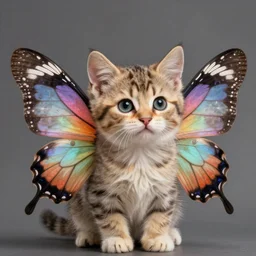 adorable kitten with butterfly wings, art by artgerm and greg rutkowski and magali villeneuve, d & d, fantasy, highly detailed, digital painting, trending on artstation, concept art, sharp focus, illustration