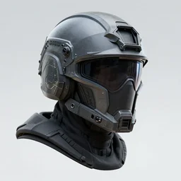 stealth military gamma - vision headgear helmet mercenary combat armor special tactical elite future nano final render trending on artstation digital painting highly detailed concept art final 4 k 8 k hd shading sharp intricate
