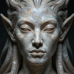 very very beautiful portrait photo of chthonic animator face, highly detailed, artstation, concept art, smooth, sharp focus, illustration, art by Ayami Kojima, Beksinski, Giger