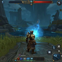 stormwind in sea of thieves, world of warcraft, screenshot