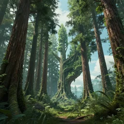 top 1 0 weirdest forests in the southeast us, beautiful sci - fi concept art, in the style of no man's sky