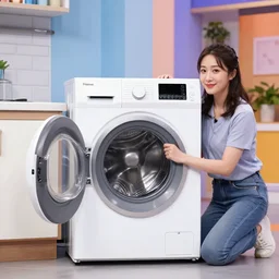 photo of a tv show where you can win a washing machine