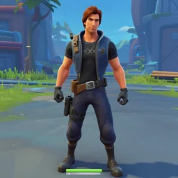 gordon freeman in fortnite, in - game screenshot