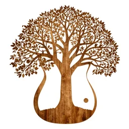 guitar shape tree line