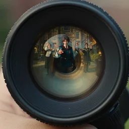 sharp lens, detailed, film still from a 2 0 1 9 sci fi 8 k movie, set in 1 8 5 0 in an alternate universe, mid distant shot of three students practicing magic, outside the school of magic, good special effects, wearing 1 8 5 0 s clothes, atmospheric lighting, in focus, reflective eyes, 4 0 mm macro lens, live action, nice composition