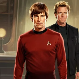 : ZACHARY QUINTO SPOCK fanart + digital art + art by J.C. LEYENDECKER + 4K UHD IMAGE + STUNNING QUALITY