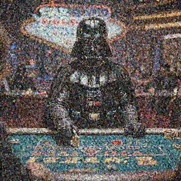 film still of Darth Vader gambling in vegas in Star Wars The Empire Strikes Back,