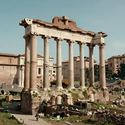 spqr roman palace temple, fully restored, newly built reconstructed. 8 k hd instagram photo at behance, epic cinematic movie shot, 1 9 9 0 s. adobe lightroom, photoshop