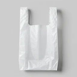eco friendly plastic bag photo, modern, minimalist, with a simple printed design