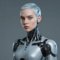 portrait of emma wattson cyborg