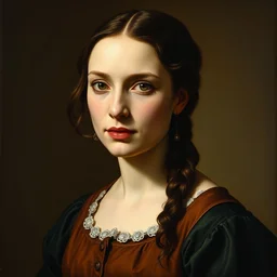 portrait en buste of rachel weisz by johannes vermeer