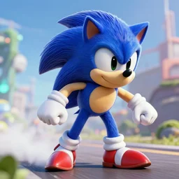 md 1 1 piloted by sonic, photorealistic