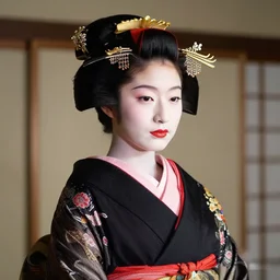 Portrait Photograph of a Japanese Geisha FPP Cine8 50D