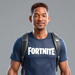 a detailed portrait of will smith in fortnite, unreal engine 5 rendered, incredibly highly detailed and realistic, 8 k, sharp focus, studio quality
