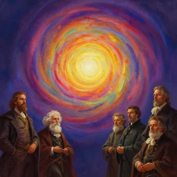 antediluvian occult cosmology, panspermia, by daniel arsham and robert hooke and ernst haeckel and agostino arrivabene and joaquin sorolla and martin johnson heade, rule of thirds, vivid colours, negative space, atmospheric, digital painting, artstation, concept art, smooth, sharp focus
