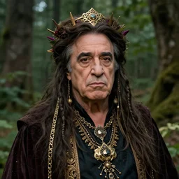 portrait of danny devito as morana, slavic goddess associated with seasonal rites based on the idea of death and rebirth of nature : 8 k uhd, unreal engine, octane render in the artstyle of finnian macmanus, john park and greg rutkowski