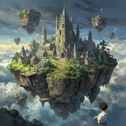 greg manchess concept art of a the floating island dimension, key visual, ambient lighting, highly detailed, digital painting, artstation, concept art, sharp focus, by makoto shinkai and akihiko yoshida and hidari and wlop and greg rutkowski