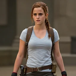 Emma Watson as Lara Croft