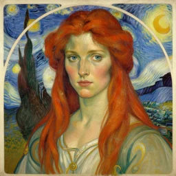 oil portrait of aloy from horizon zero dawn with long hair, intense colors, by hans holbein, alphonse mucha, wlop, van gogh, loish, nixeau