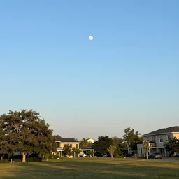 sunny morning, rainy afternoon, full moon night