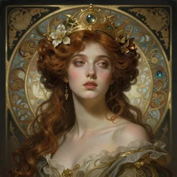 unique non conventional beauty, surreal, fantasy, intricate, elegant, dramatic lighting, emotionally evoking symbolic metaphor, highly detailed, lifelike, photorealistic, digital painting, artstation, concept art, smooth, sharp focus, illustration, art by Artem Demura and Alphonse Mucha and Albert Aublet