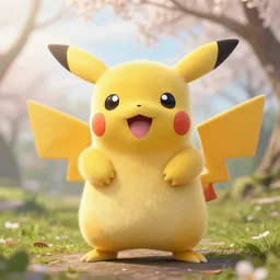 real life mew pokemon, cute!!!, heroic!!!, adorable!!!, playful!!!, chubby!!! fluffly!!!, happy!!!, cheeky!!!, mischievous!!!, ultra realistic!!!, spring time, slight overcast weather, golden hour, sharp focus
