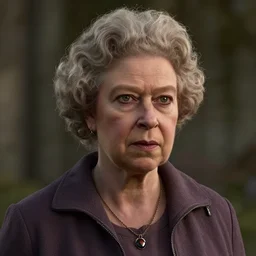 Queen Elizabeth as an NPC in The Last of Us, gameplay screenshot, insanely detailed face