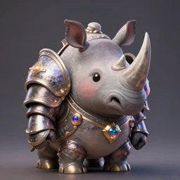 cute anthropomorphic rhino knight, magical armor, cute and adorable, pretty, beautiful, DnD character art portrait, matte fantasy painting, DeviantArt Artstation, Character design, intricate artwork by Tooth Wu and greg rutkowski and artgerm, cinematic, hyper realism, high detail, octane render, unreal engine, 8k, Vibrant colors, Smooth gradients, High contrast, depth of field, aperture f2.8