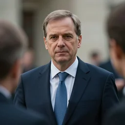a still of mayor gerbshnerb gorbledorble, cinematic, shallow depth of field. unedited.