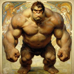 hulking jon taffer, ogre - like, huge, painting by gaston bussiere, craig mullins, greg rutkowski, alphonse mucha