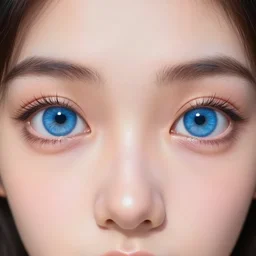 epic professional symmetrical digital art of sweet realistic blue eyes, translucent skin, accent lighting, painted, intricate, detailed, cheery, fun, effervescent, by roberto ferri, epic, stunning, gorgeous, much wow, much detail, cinematic, masterpiece, unreal engine render