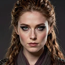 female jedi, beautiful and uniquely odd looking, detailed symmetrical close up portrait, intricate complexity, in the style of artgerm and ilya kuvshinov, magic the gathering, star wars art