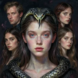 portrait, nightmare anomalies, viper by dariusz zawadzki, kenneth blom, mental alchemy, james jean, pablo amaringo, naudline pierre, contemporary art, hyper detailed