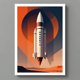 simplified graphic design poster for space tourism, modernism, bold colors, simple, avant garde