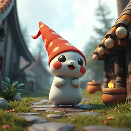 poket cute ⛪🍄, 3 d, unreal engine 5, octane render, detailed, cinematografic, cinema 4 d, nvidia ray tracing graphics, artstation, greg rutkowski style