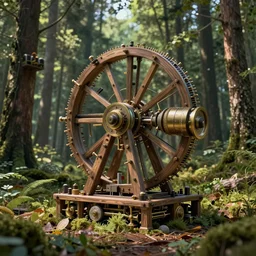 forest made out of tye analytical engine, hyper realistic, hyper detailed, dramatic lighting, octane render, 5 0 mm, technical look