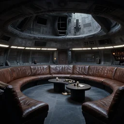 interior of death star staff lounge, still from star wars ( 1 9 7 7 )