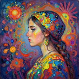 side portrait, imogen poots, paladin, gloomhaven, colorful gaudy colors, luminescent, hard edges, bloom, organic painting, by greg manchess, huang guangjian, gil elvgren, greg rutkowski, jesper ejsing, magali villeneuve, artgerm, ilya kuvshinov