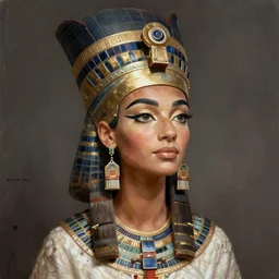 willow smith queen nefertiti, highly detailed, digital painting, artstation, concept art, sharp focus, illustration, orientalism, edwin long, bouguereau