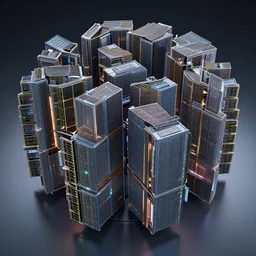 a supercluster of t 1 0 0 0 nvidia graphics cards humming at top speed, churning out thousands of ai images per second