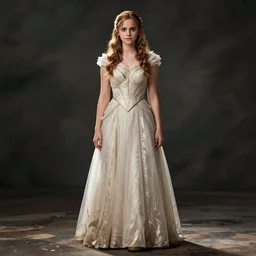 hyper realistic photo of warrior princess emma watson, full body, rule of thirds, cinematic,