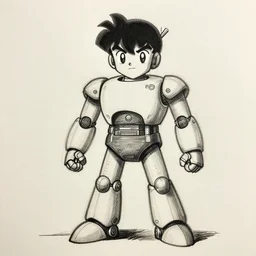 osamu tezuka robot sketch