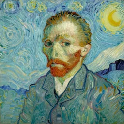 detailed expressionist oil painting portrait by van gogh of a skeleton in a suit, 8 k resolution, smooth, sharp focus, matte painting