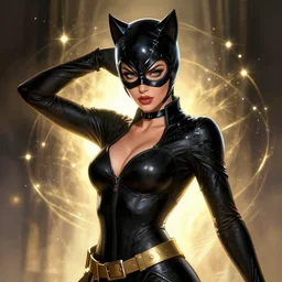 portrait of apex legends megan fox as catwoman, intricate, elegant, glowing lights, highly detailed, digital painting, artstation, glamor pose, concept art, smooth, sharp focus, illustration, art by artgerm and greg rutkowski, artey freytag