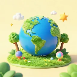 environment art, vibrant