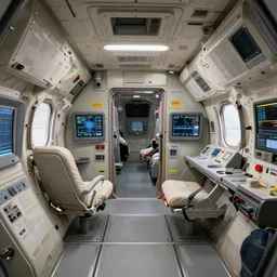 interior shot of a spaceship