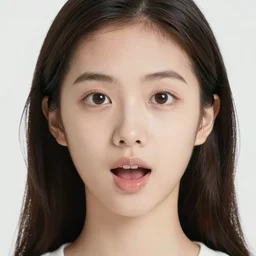 girl with mouths instead of eyes
